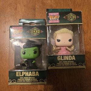 Pocket Pop! Keychain Elphaba and Glinda Figures